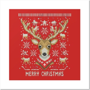 Merry Christmas Filthy Animal  Sweater Posters and Art